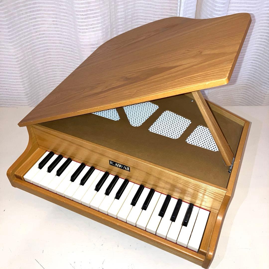KAWAI ミニピアノ グランドピアノ木目 ナチュラル 1112