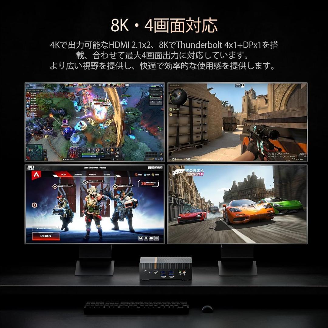 ミニPC 第13世代インテル Core i9-13900H 14コア