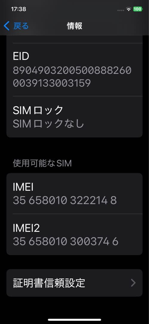 iPhone 11 無印 ブラック 256GB SIMフリー