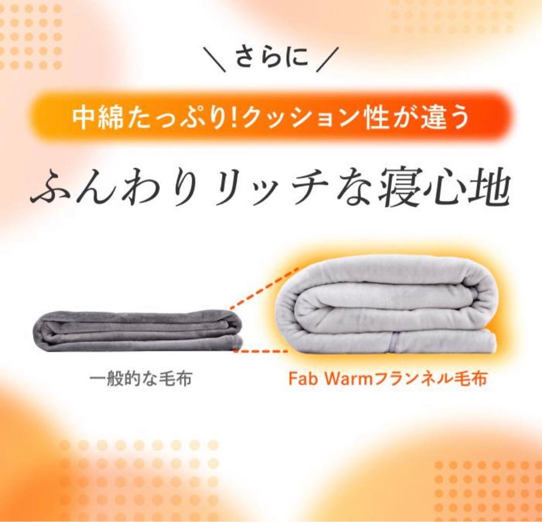 新品未開封　GOKUMIN 毛布 Takumi Fab Warm フランネル毛布