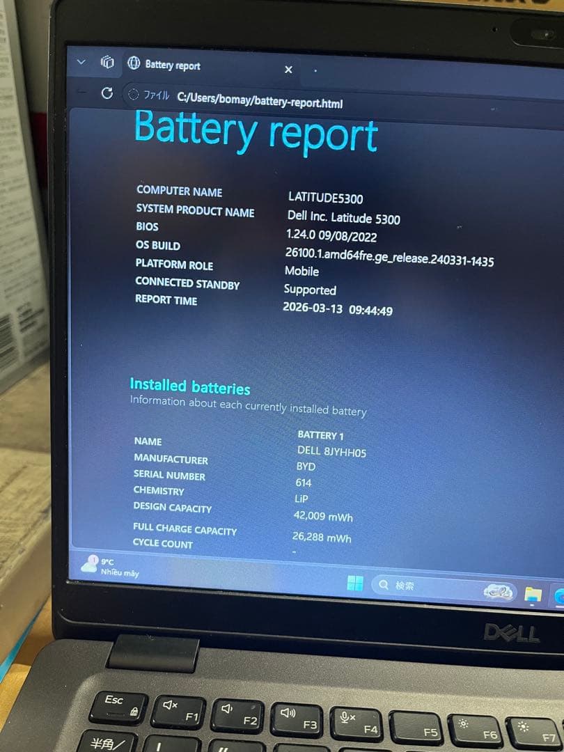 Dell latitude5300 メモリ8GB-256SSD