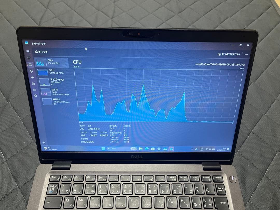 Dell latitude5300 メモリ8GB-256SSD