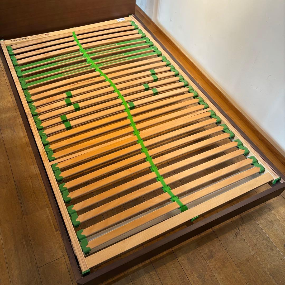 引取限定 関家具 ルード ウッドスプリング セミダブル 分解可能 ベッドフレーム