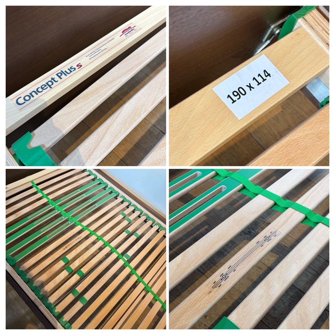 引取限定 関家具 ルード ウッドスプリング セミダブル 分解可能 ベッドフレーム