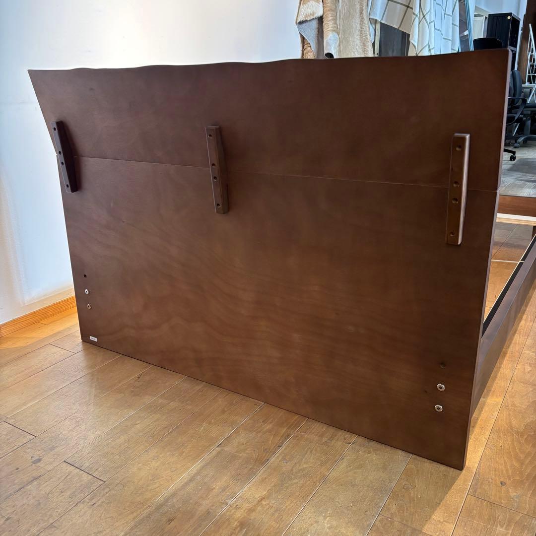 引取限定 関家具 ルード ウッドスプリング セミダブル 分解可能 ベッドフレーム