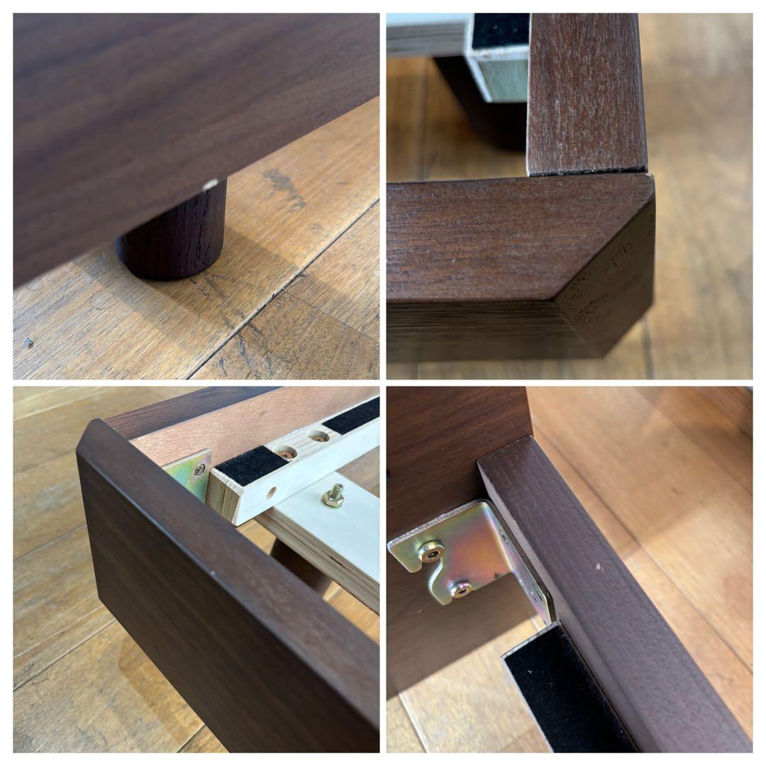 引取限定 関家具 ルード ウッドスプリング セミダブル 分解可能 ベッドフレーム