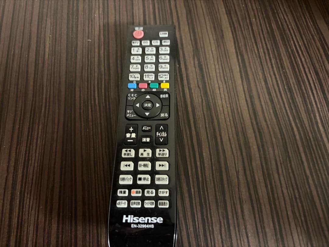 Hisense テレビ リモコン付き