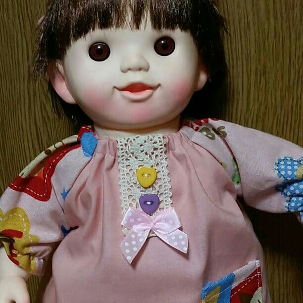 ぽぽちゃんsize  スモッグセット　ハンドメイド