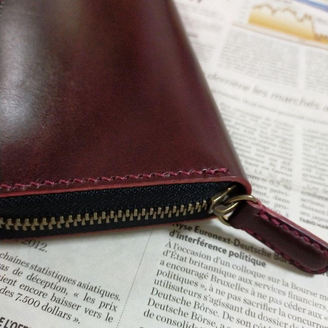 ルガトショルダー長財布　ハンドメイド