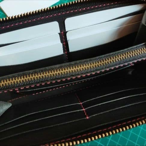 ルガトショルダー長財布　ハンドメイド