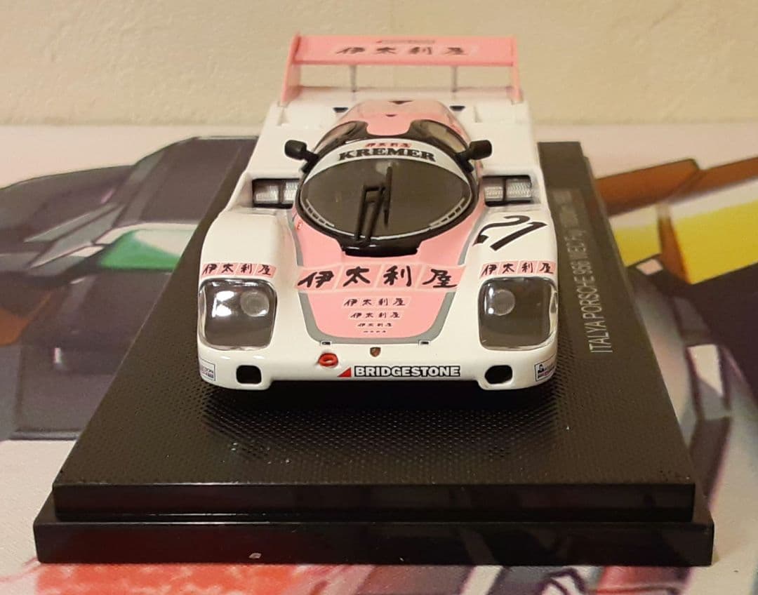 程度良好　入手困難　希少　当時物　伊太利屋　ポルシェ956　ミニカー