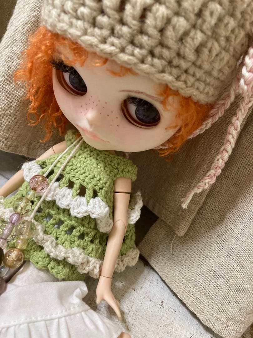 グリーンアイシードールウィッグちゃん^ - ^
