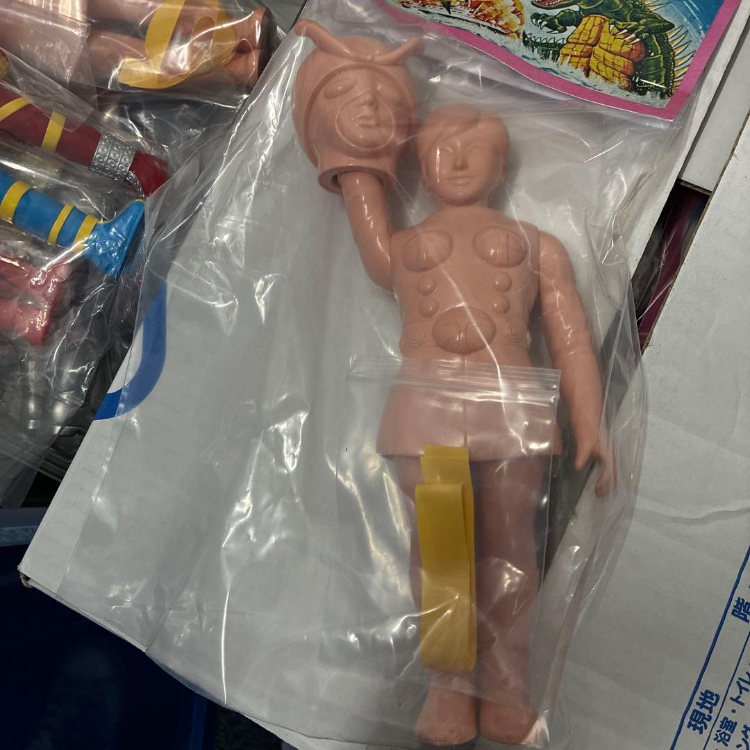電波人間タックル　ソフビ人形 26cm 通常未塗装版