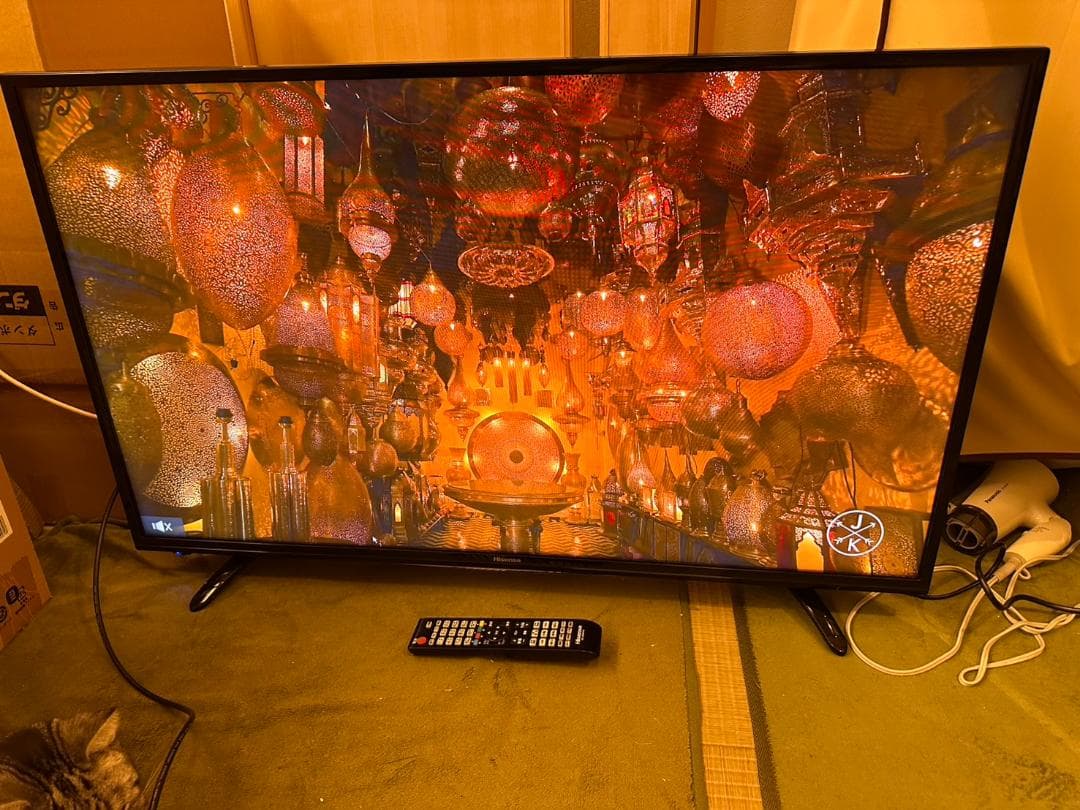 ハイセンス hisense 43型　テレビ HJ43K3120　17年　極美品