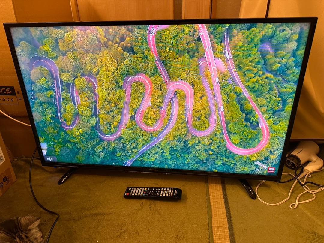 ハイセンス hisense 43型　テレビ HJ43K3120　17年　極美品
