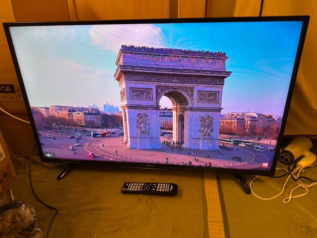 ハイセンス hisense 43型　テレビ HJ43K3120　17年　極美品