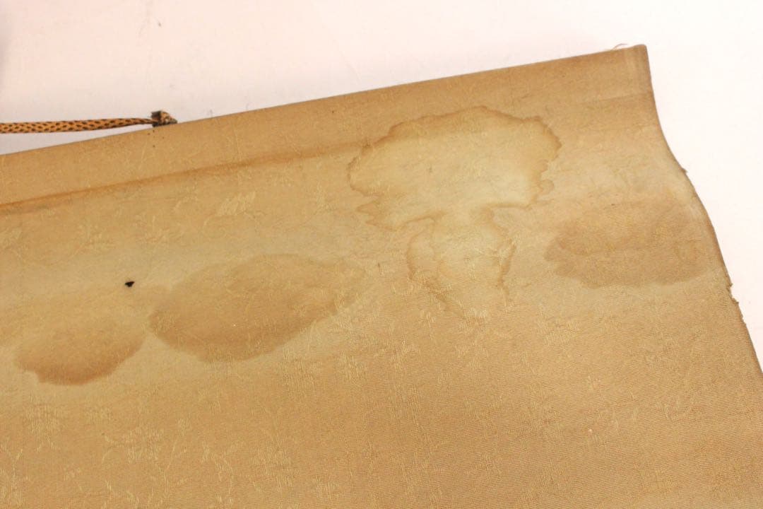 No5067掛軸　佐々木美山　水墨猛虎図　絹本　紙箱付　日本画　古美術　送料無料