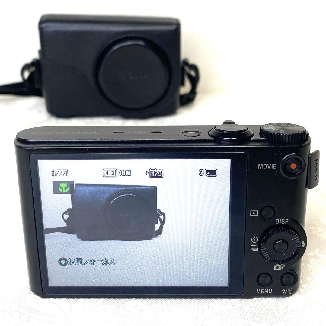SONY DSC-WX300 Cyber shot BLACK デジカメ 黒