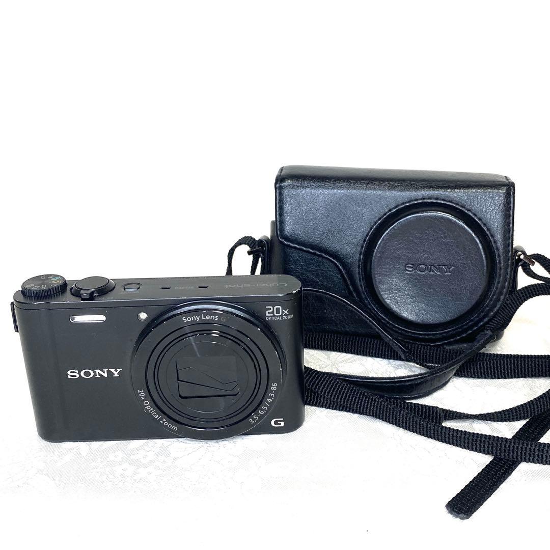 SONY DSC-WX300 Cyber shot BLACK デジカメ 黒