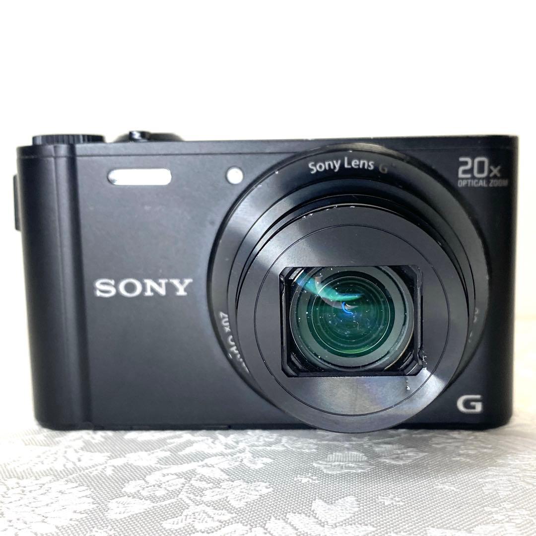 SONY DSC-WX300 Cyber shot BLACK デジカメ 黒