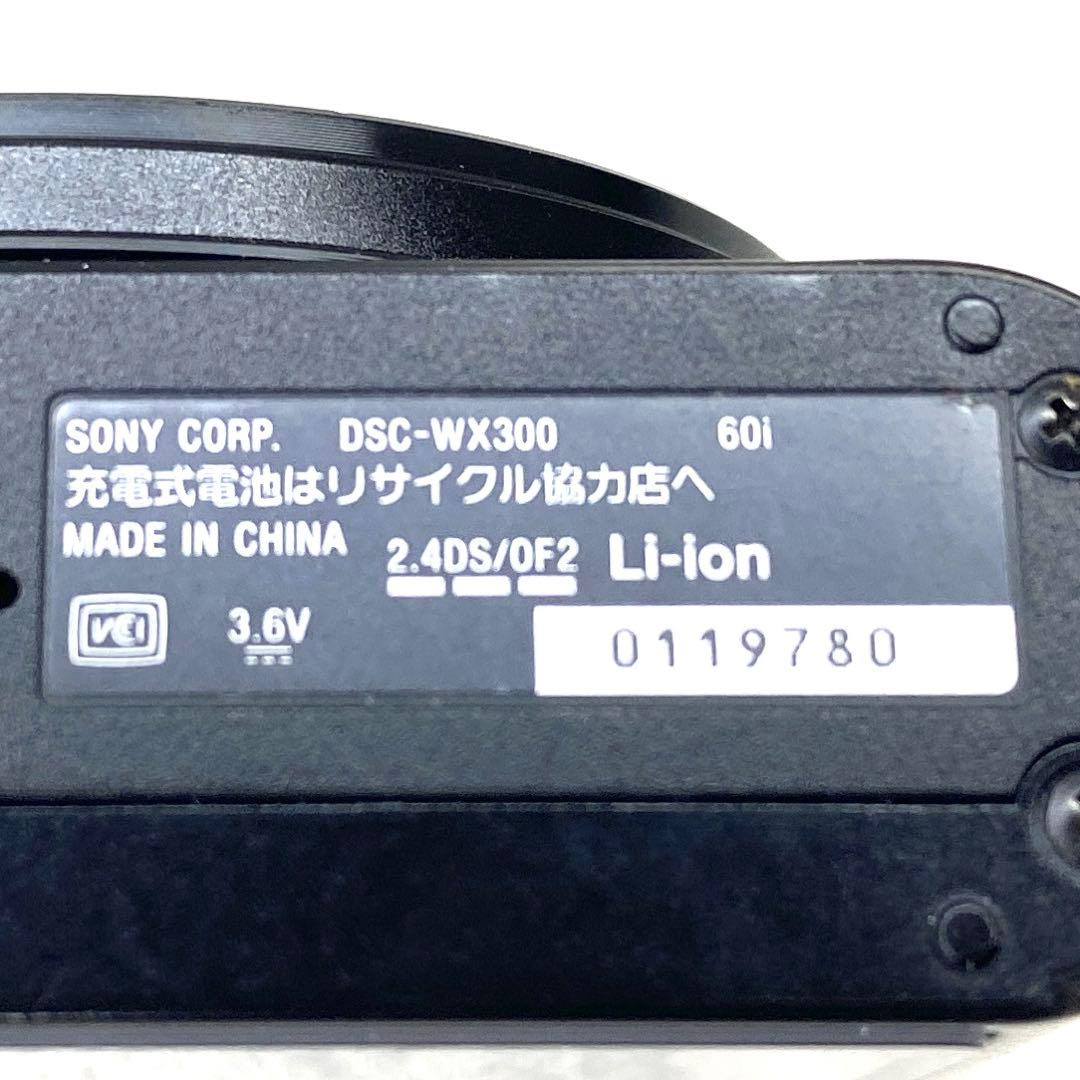 SONY DSC-WX300 Cyber shot BLACK デジカメ 黒