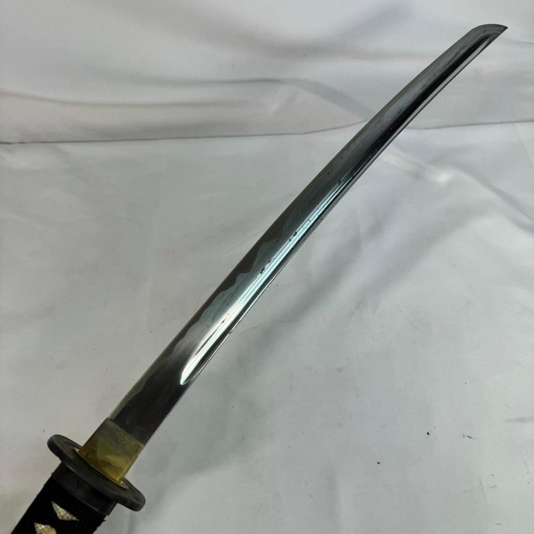 模造刀大小2本セット 黒柄 雲龍楕円鍔 黒梨地鞘