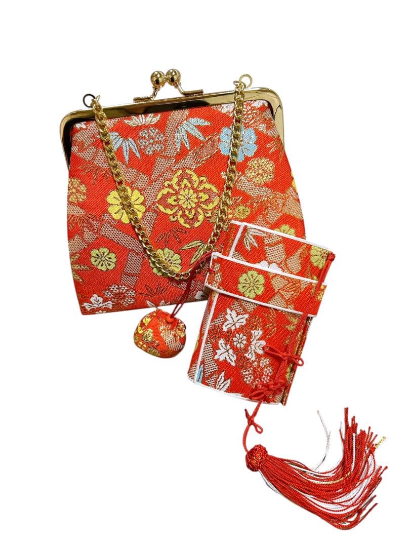 華やかな紫系♡七五三　7歳　女の子　フルセット　一式　赤