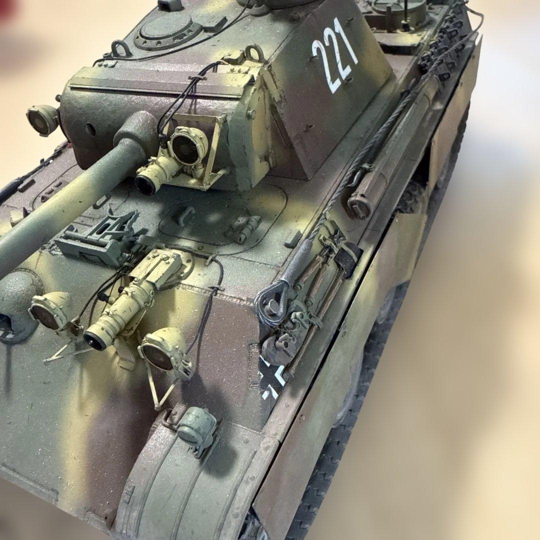 ドイツ戦車 パンサーG 初期型　プラモデル 完成品?