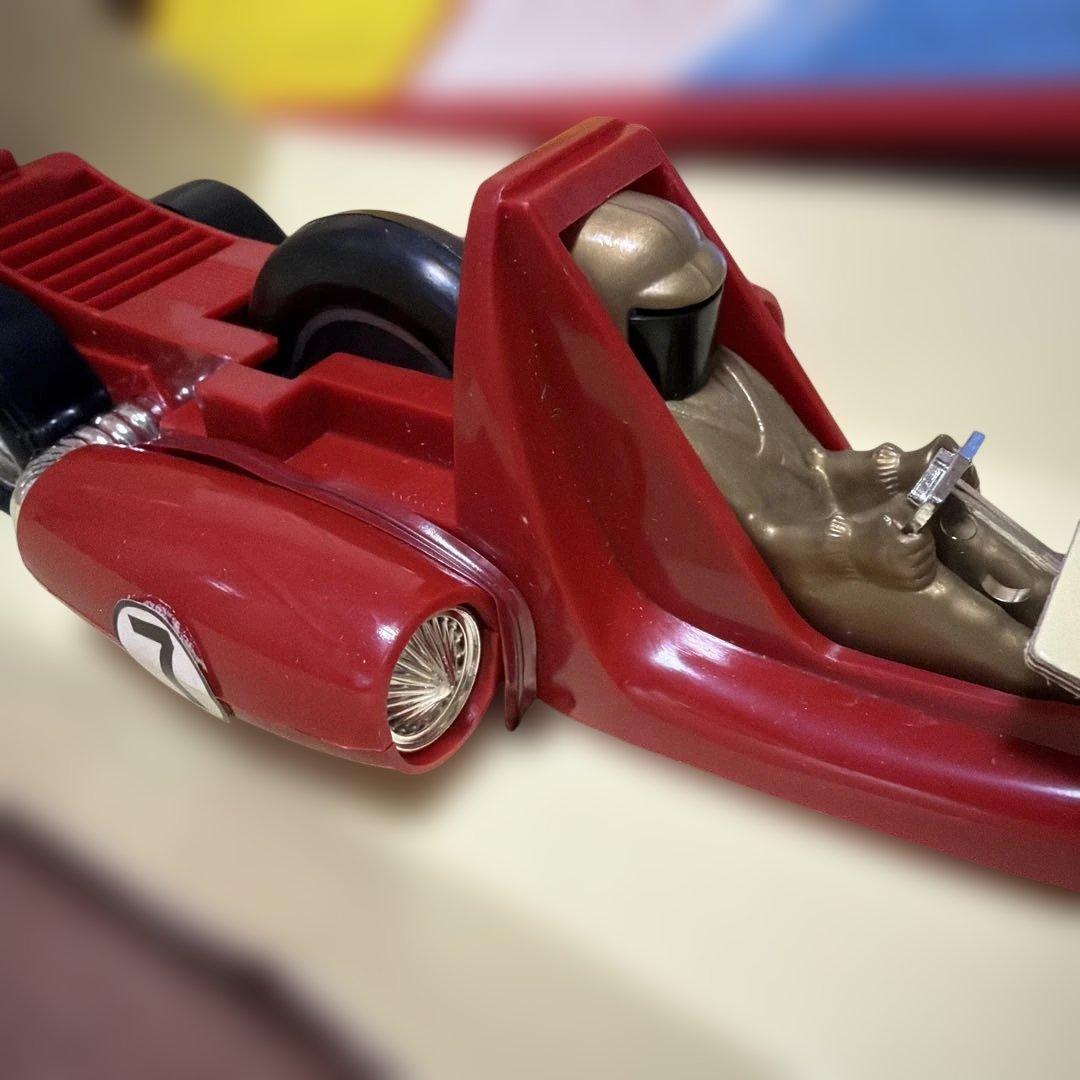 昭和　旧バンダイにっこり顔バンザイマーク　BANDAI スーパーソニックパワー