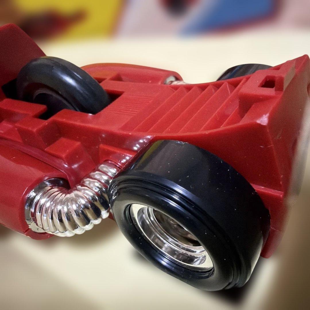 昭和　旧バンダイにっこり顔バンザイマーク　BANDAI スーパーソニックパワー