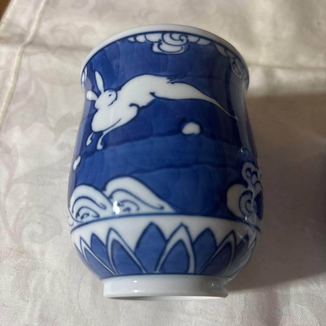 未使用品　其泉 夫婦茶碗　湯呑み　セット