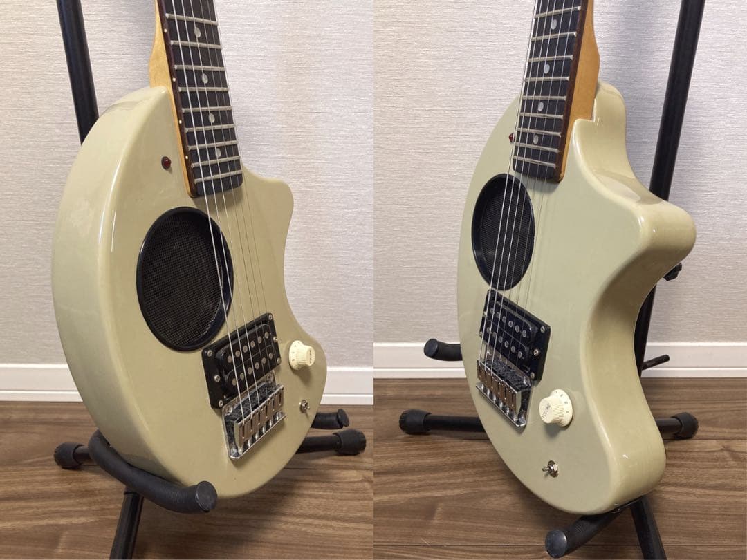 超美品 FERNANDES ZO-3 グレー USBアダプター付き 弦新品
