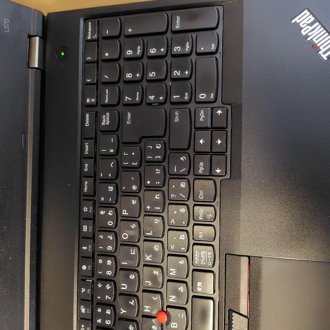 Lenovo ThinkPad L570／Core i5-7200U／メモリ8G
