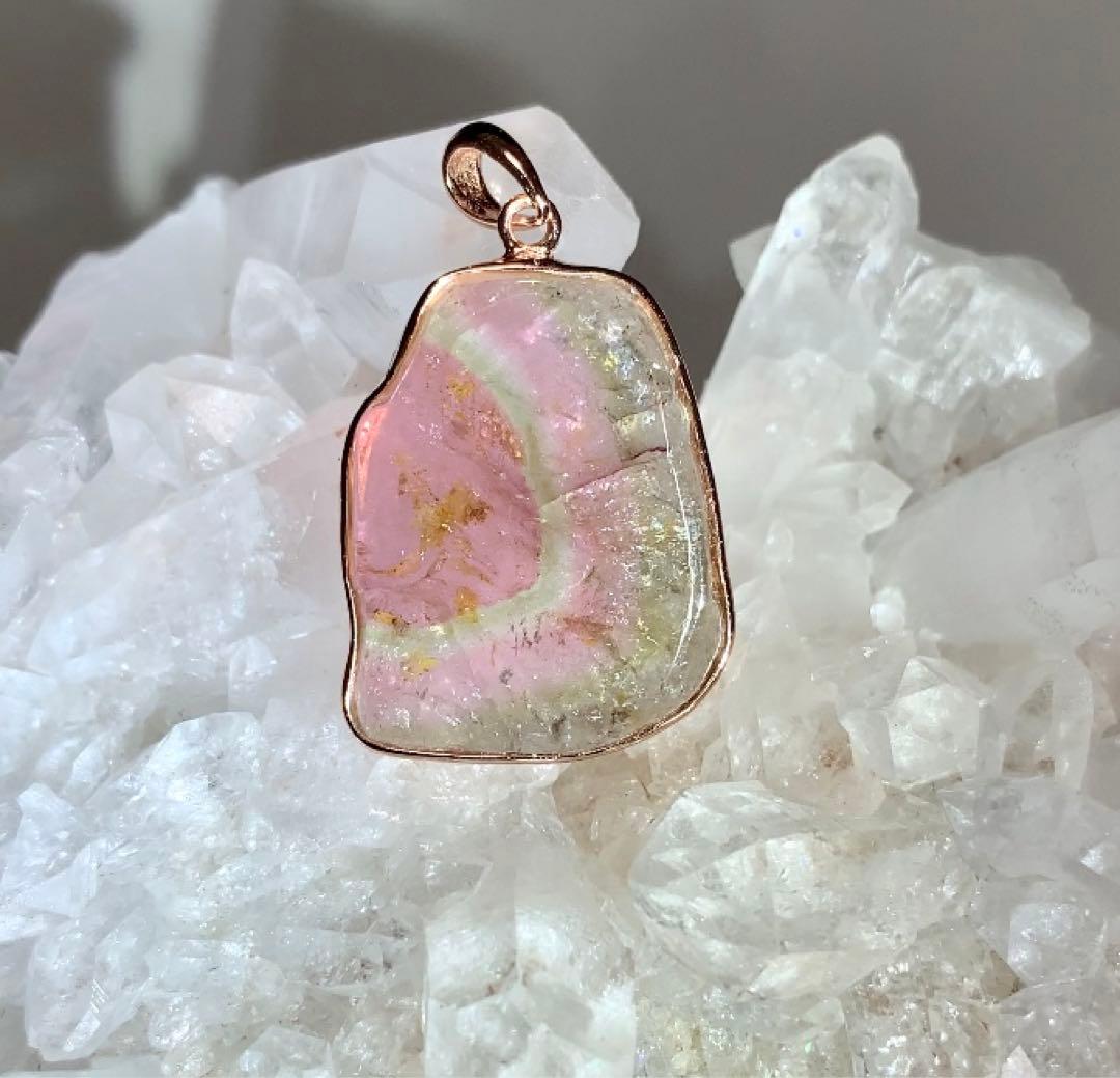 ウォーターメロントルマリン ペンダントトップ