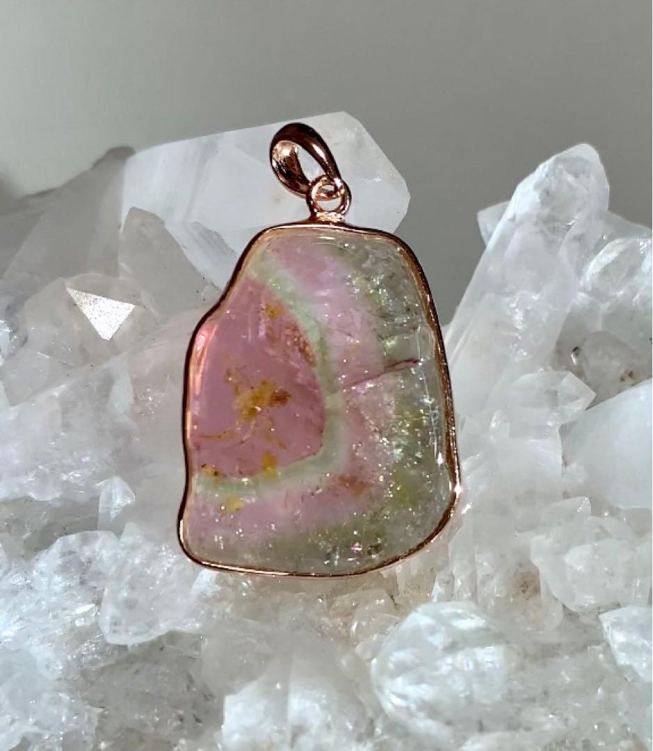 ウォーターメロントルマリン ペンダントトップ