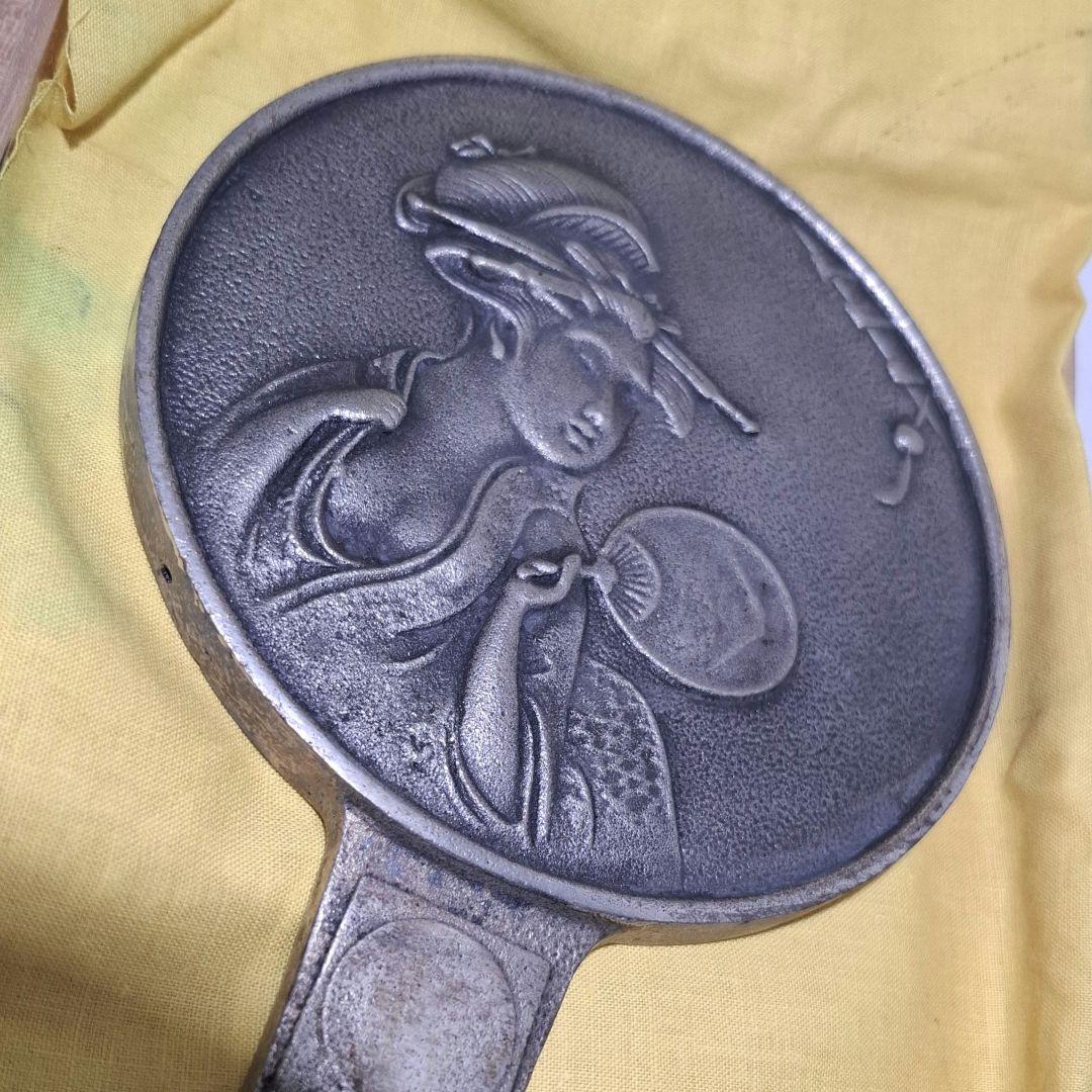 【希少】1964年 東京オリンピック 埼玉県 贈呈記念品 手鏡 歌麿 浮世絵