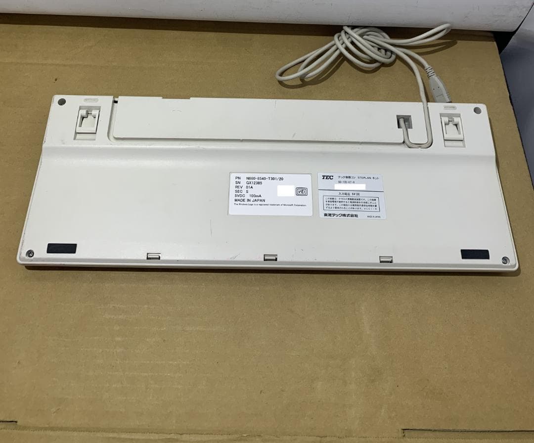 TECテック事務コン SO-10S-KT-R　キーボード