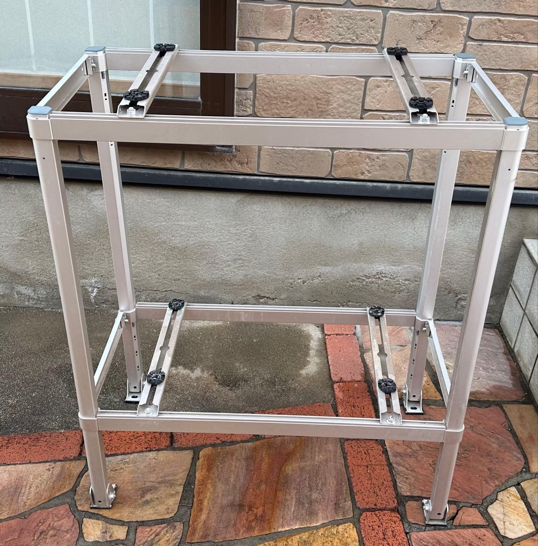アルミ製 エアコン室外機据付台　2段置用架台 スカイキーパー 中古