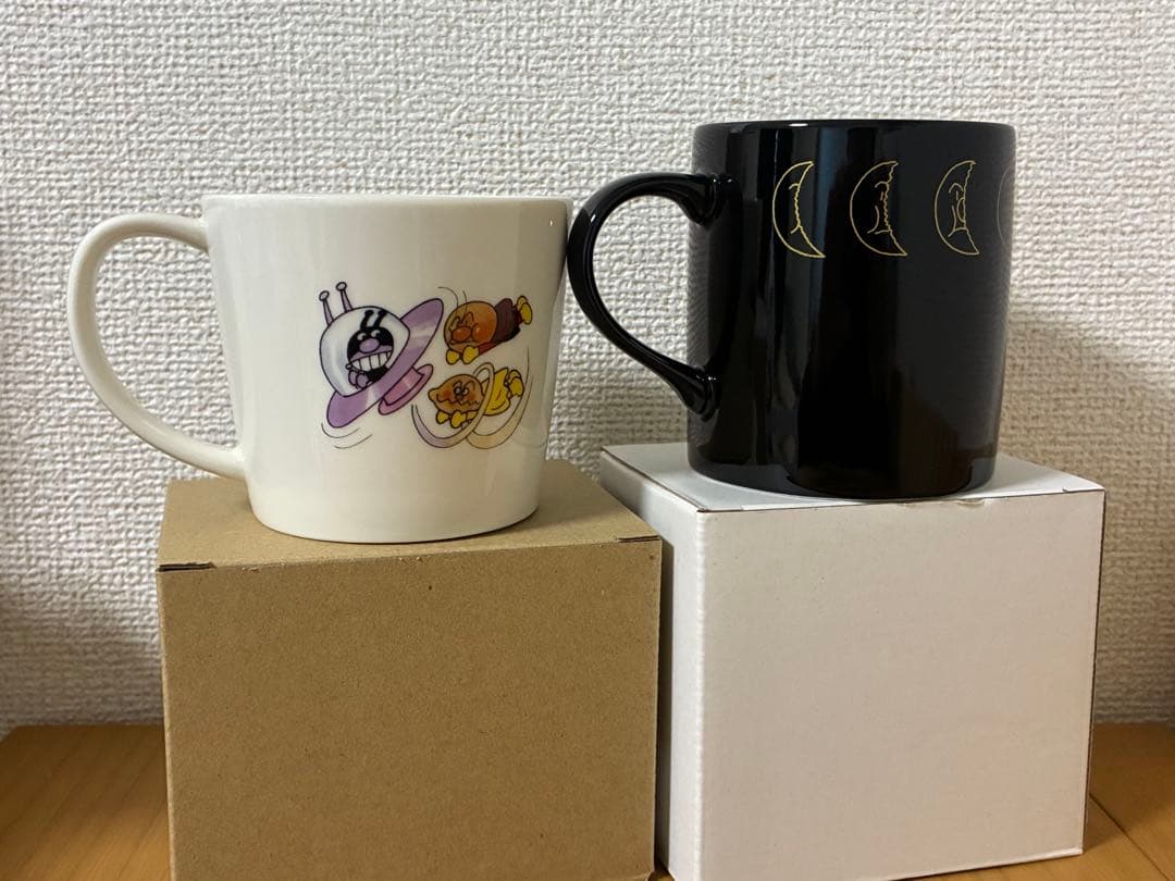 【新品】アンパンマン マグカップ 2点セット 高知県 やなせたかし記念館 限定品