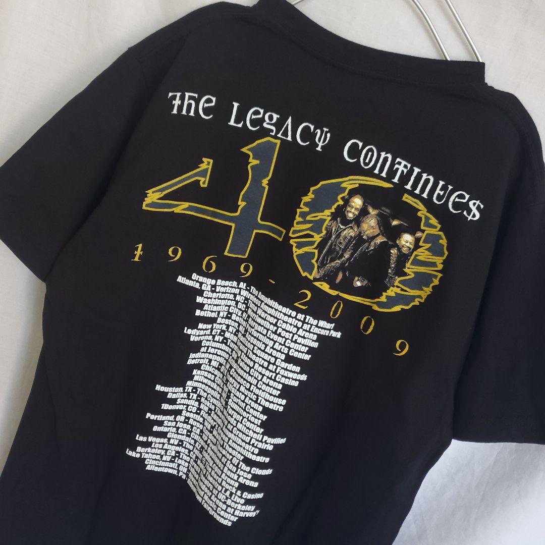 アース・ウィンド・アンド・ファイアー バンド Tシャツ 黒