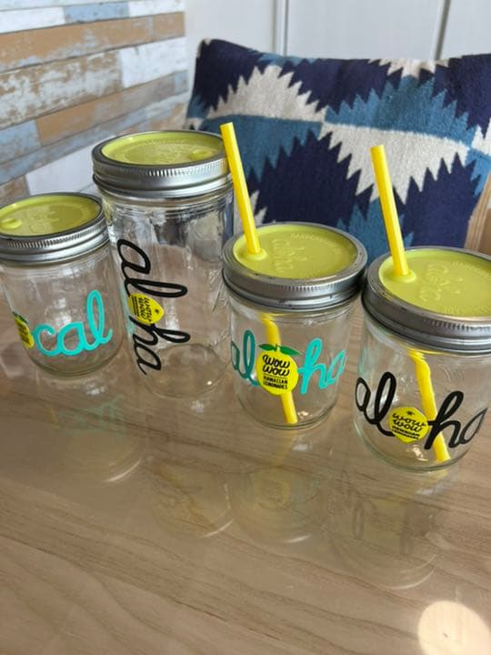 ⭐️希少価値⭐️メイソンジャー　ハワイ限定　WOWWOWレモネード