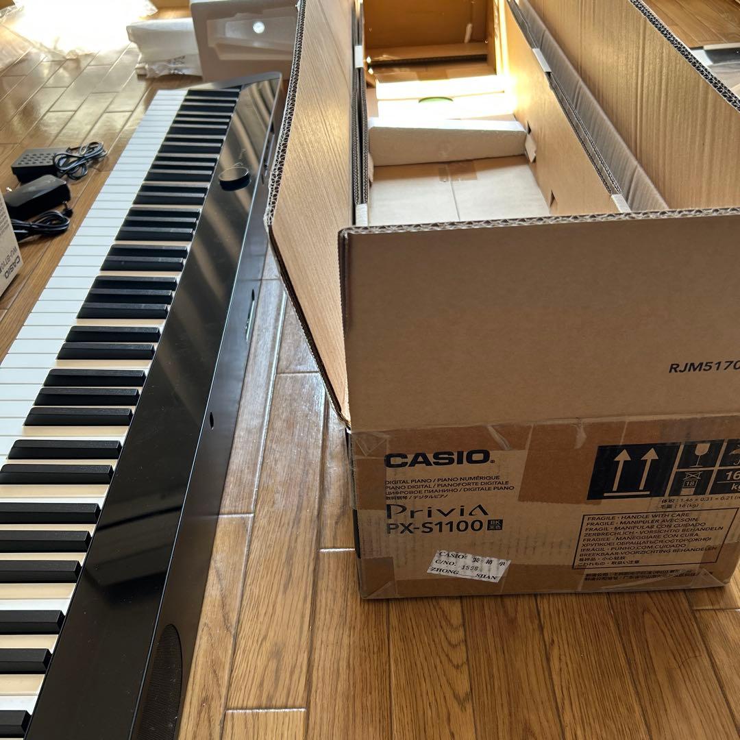 CASIO Privia 電子ピアノ PX-S1100 BK