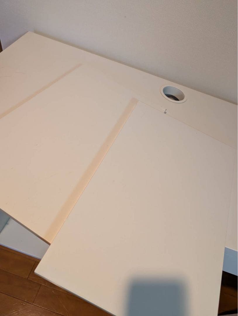 【送料込】IKEA ミッケ ホワイト パソコンデスク 収納棚シェルフ 学習机