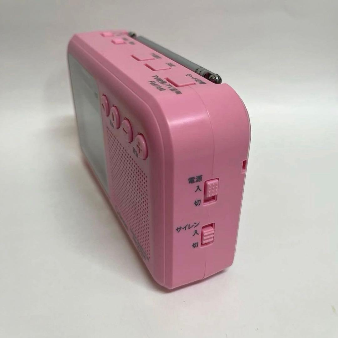 キュリオム★手回し充電テレビラジオ JYTM-RTV200★試運転のみ 防災
