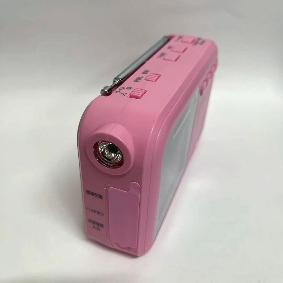 キュリオム★手回し充電テレビラジオ JYTM-RTV200★試運転のみ 防災