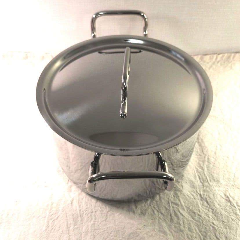 美品　新潟県燕市老舗　宮﨑製作所 ジオプロダクト 高品質両手鍋 20cm 4L