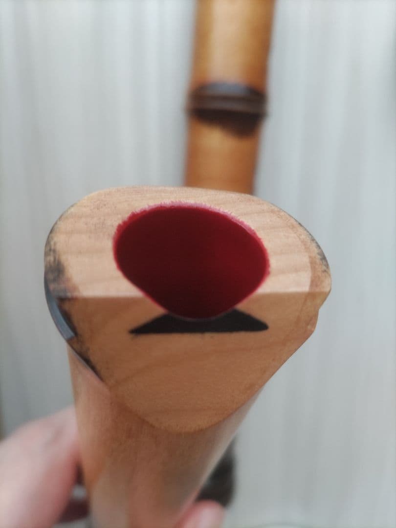 美品！ワダ楽器 琴古流尺八 蝴蝶宝 木製 1.8尺