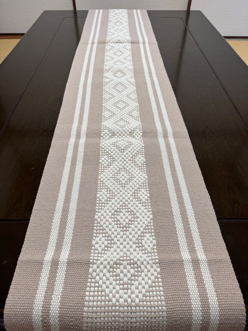 テーブルランナー 230×33cm ハンドメイド 一点もの メキシコ製 腰織物