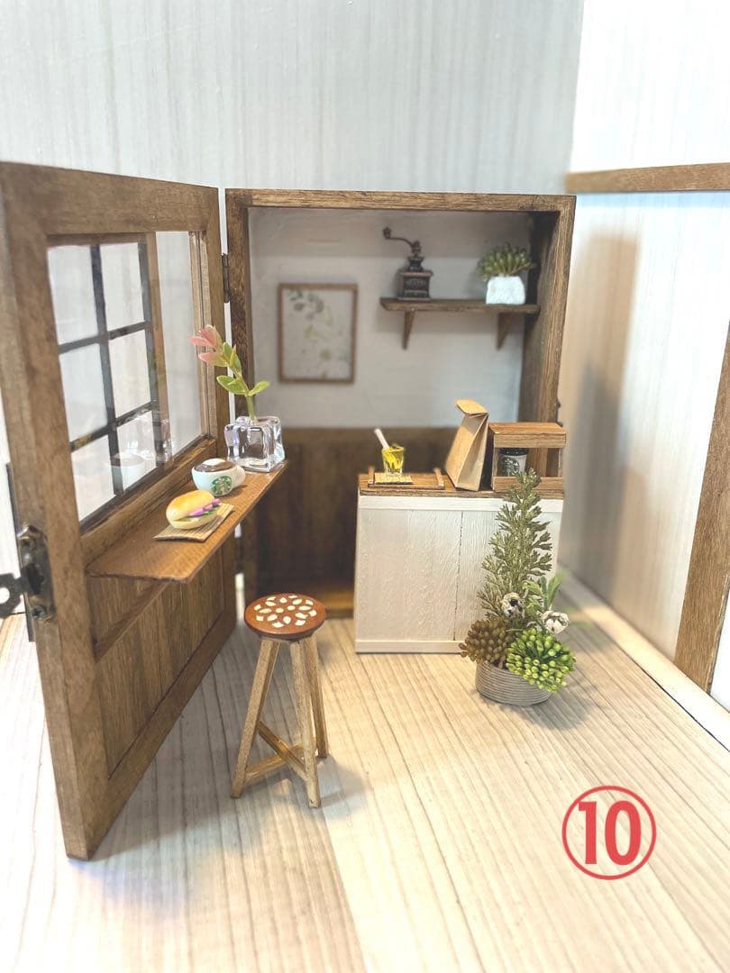 ドールハウスBOX【オーダー専用】背景ボード　ミニチュア