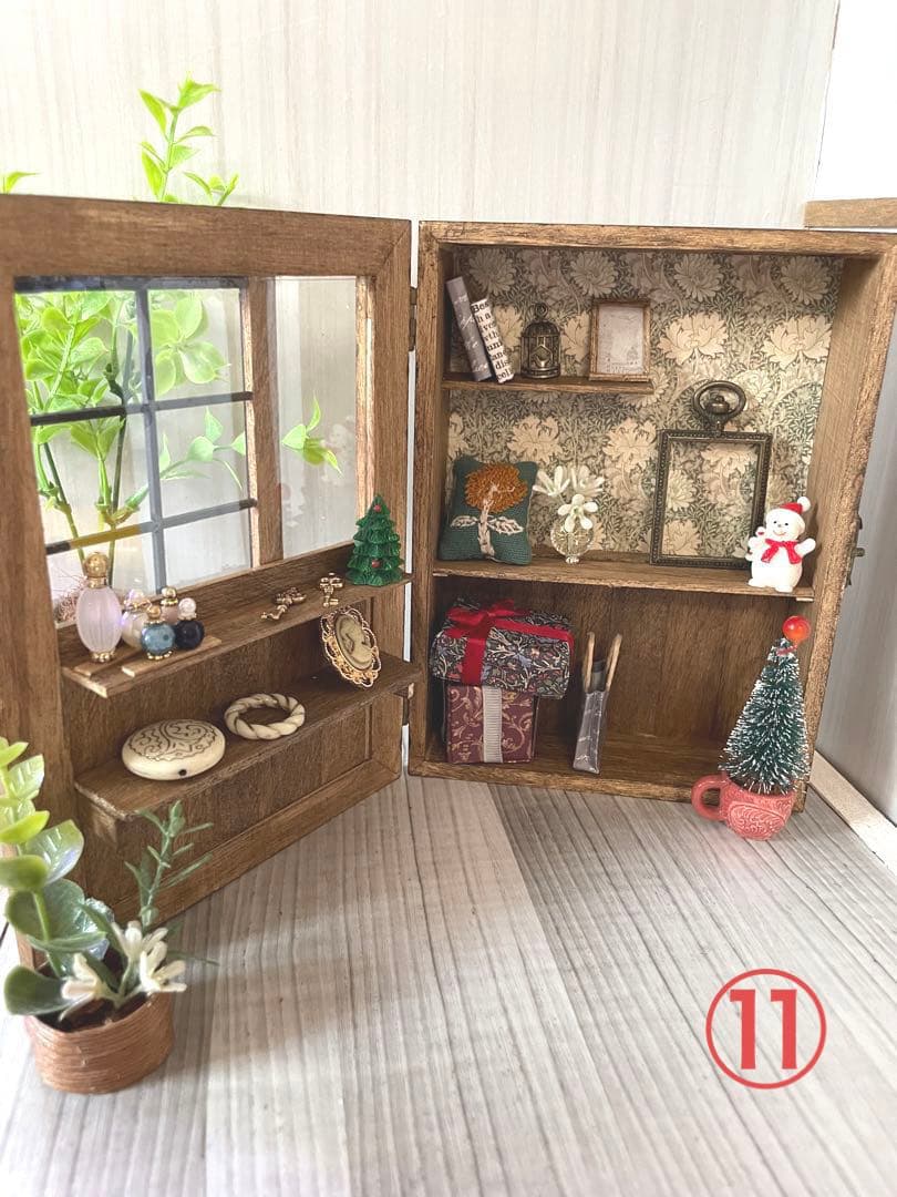 ドールハウスBOX【オーダー専用】背景ボード　ミニチュア